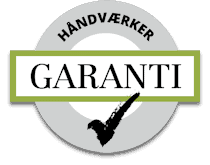 Logo for garantiordning i byggeriet - "HÅNDVÆRKER GARANTI"