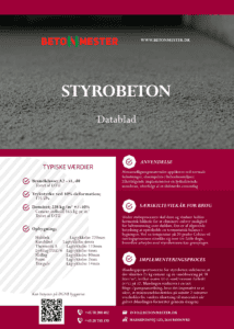 Information om styrobeton til isolering af gulv - "STYROBETON Etableret"